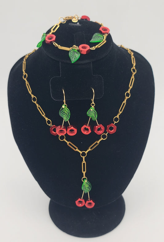 Cherry Pop Hex Nut Trio