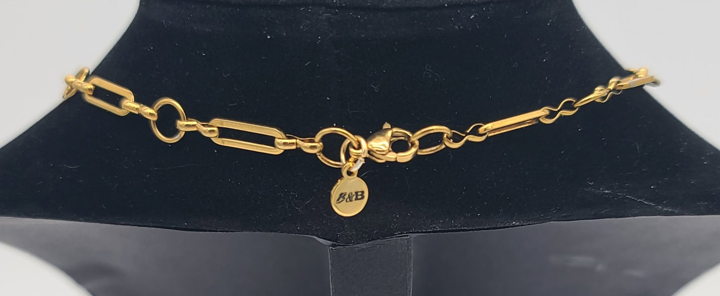 Cherry Pop Hex Nut Necklace