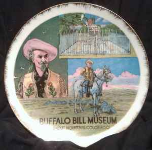 Buffalo Bill Museum Souvenir Plate – Lookout Mountain, Colorado