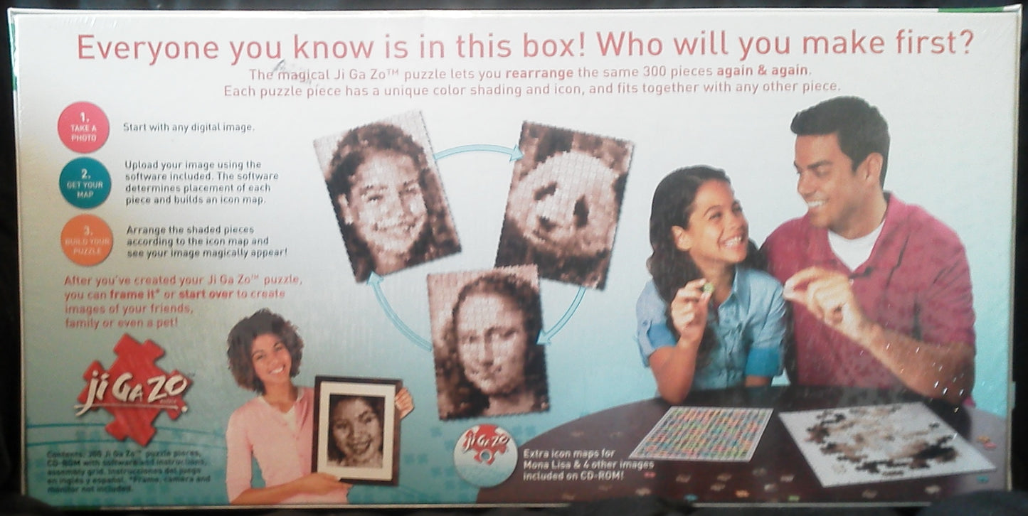 Hasbro Ji Ga Zo Personalized Photo Puzzle New in Box