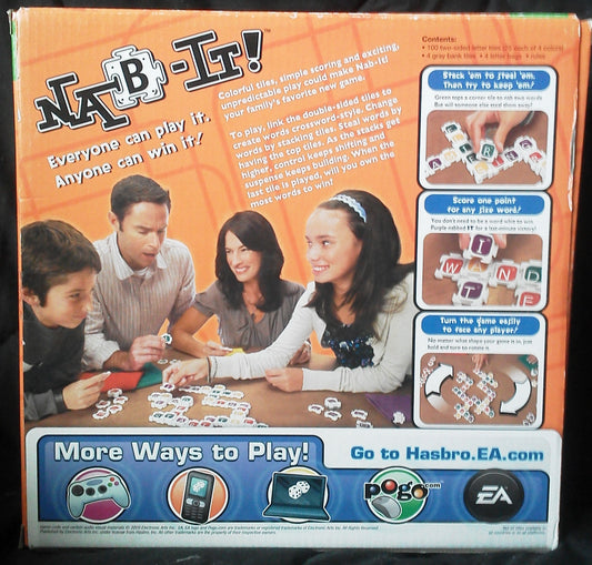 Nab-It, The Family Game of Stolen Words, New by Hasbro!!!