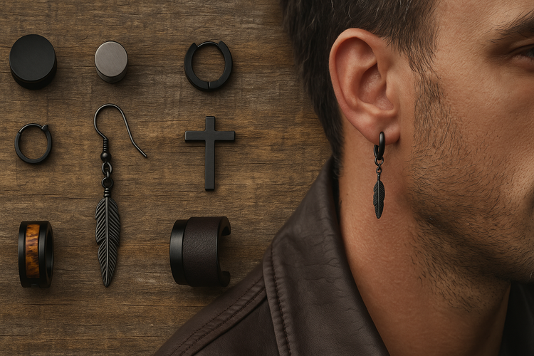 Earrings (Bolts)