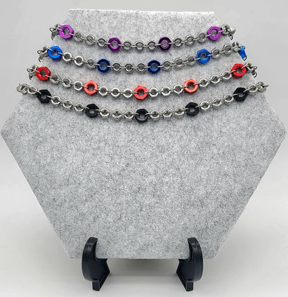 The Hex Nut Colorlink Code Necklace Collection