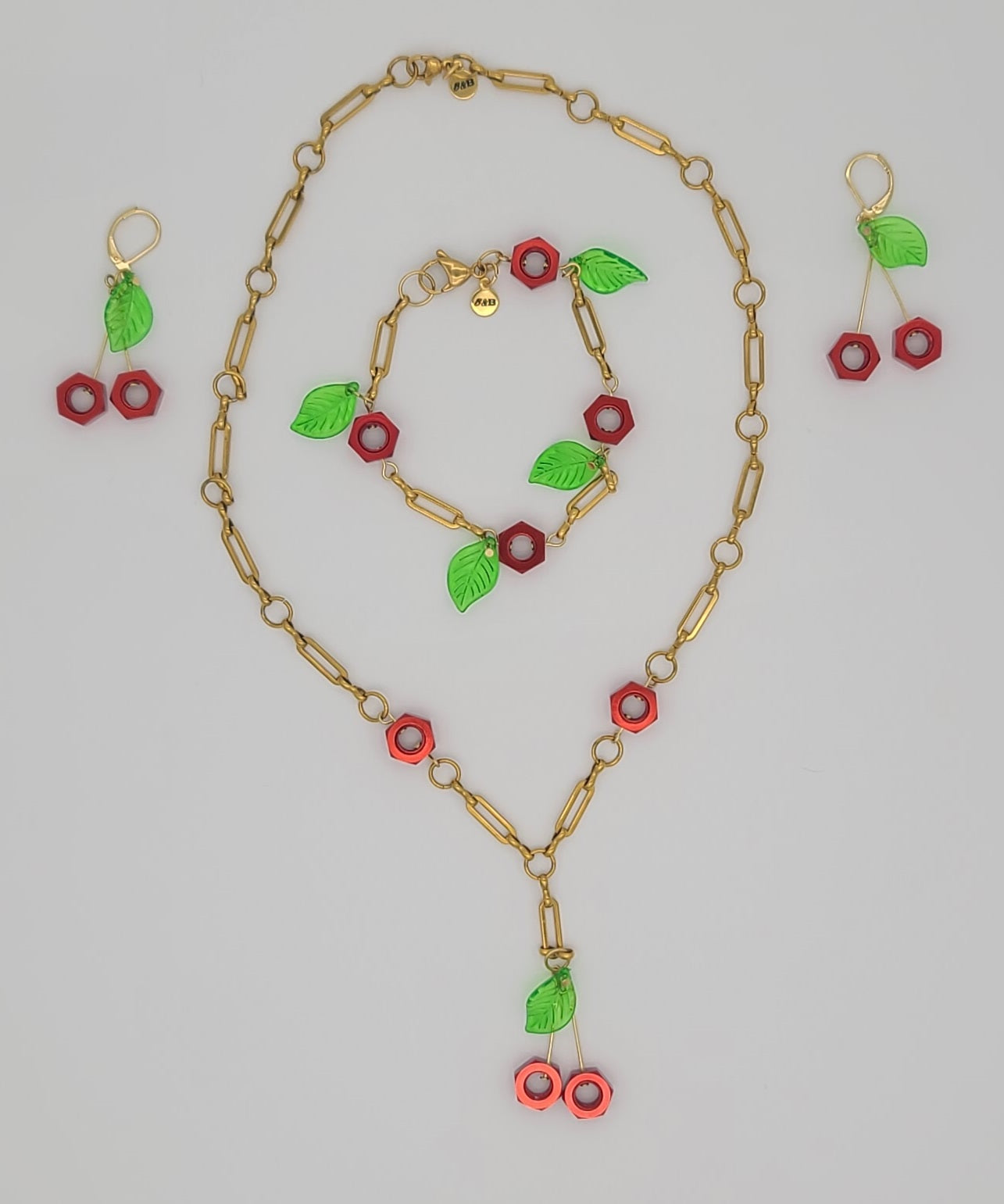 Cherry Pop Hex Nut Trio