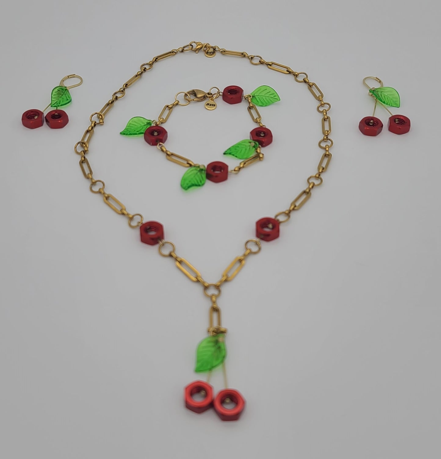 Cherry Pop Hex Nut Trio