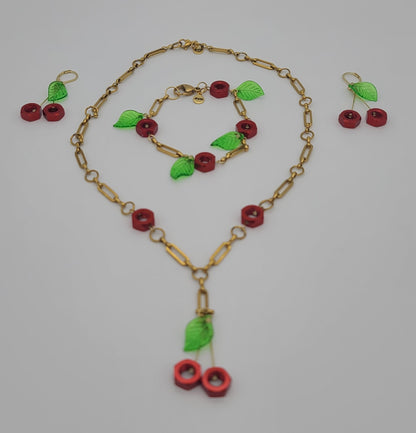 Cherry Pop Hex Nut Trio