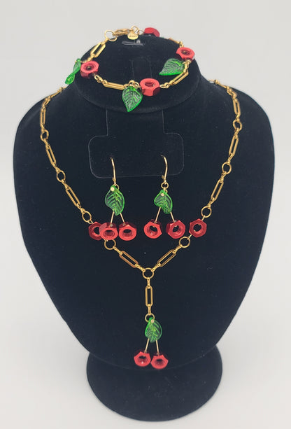 Cherry Pop Hex Nut Trio