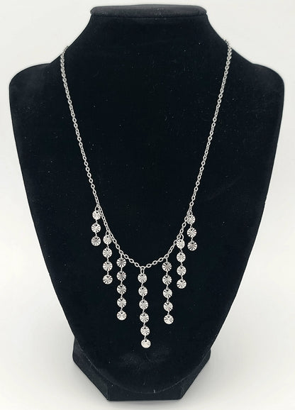 Cascade Starcoin Stainless Steel Necklace