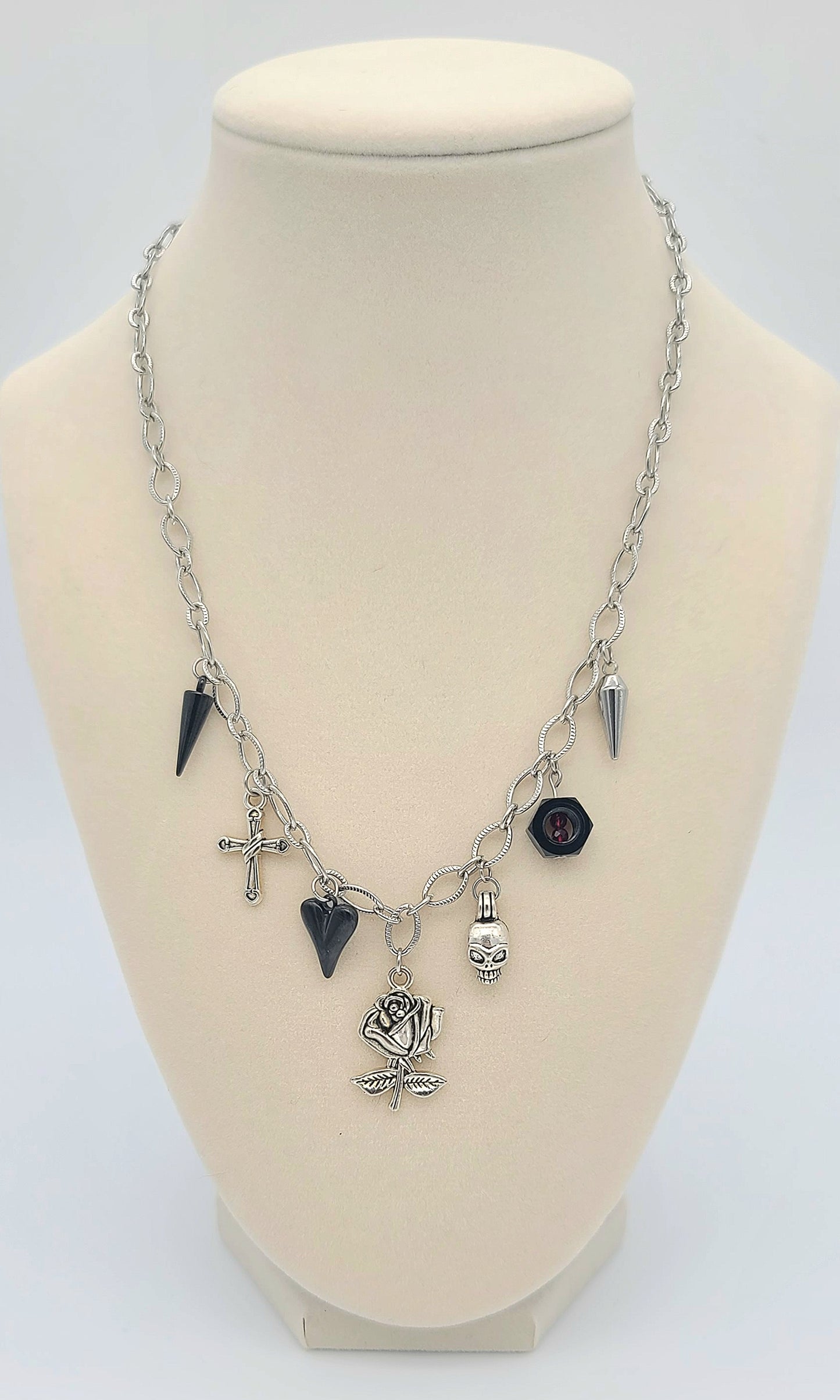 The Hexed Rose Gothic Necklace Style 1