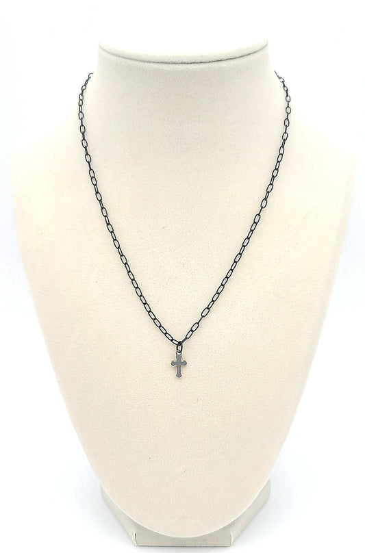 Small Cross, Bold Faith Necklace