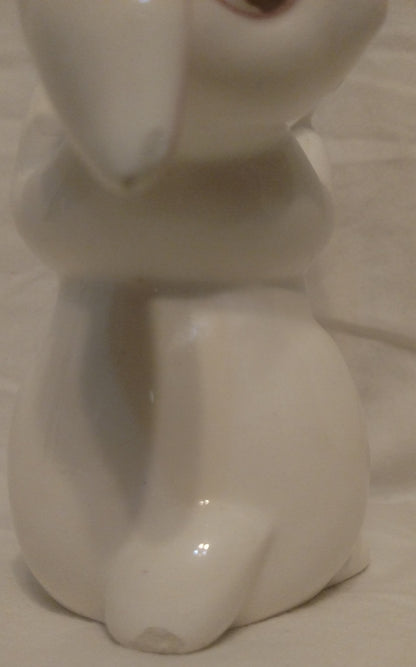 Vintage Avon Ceramic Bunny Rabbit Candle Holder, Easter Spring Décor