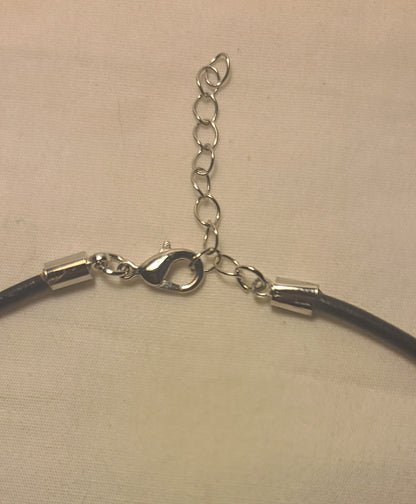 Large Pewter Trefoil Cross Necklace