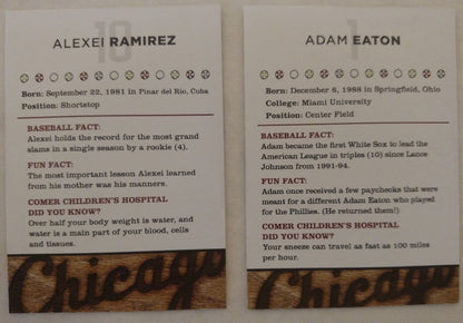 2015 Chicago White Sox Kids Club Cards Set, New in Original Sealed Wrap!!!
