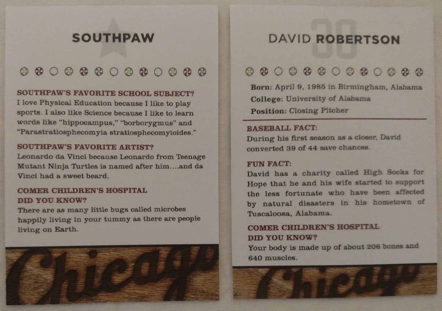 2015 Chicago White Sox Kids Club Cards Set, New in Original Sealed Wrap!!!