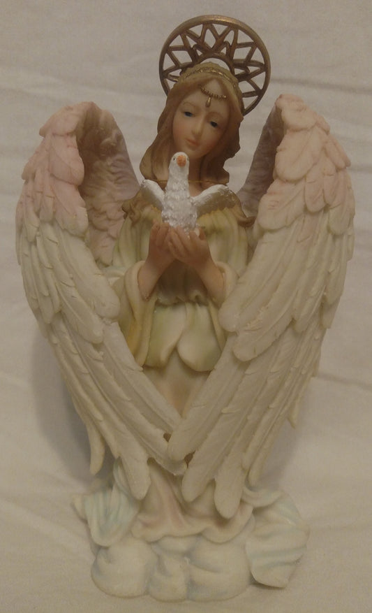 House of Lloyd Christmas Around the World Embracing Faith Angel Serena Figurine