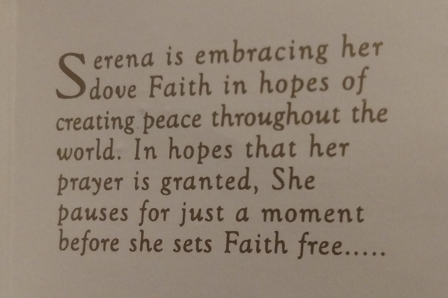 House of Lloyd Christmas Around the World Embracing Faith Angel Serena Figurine