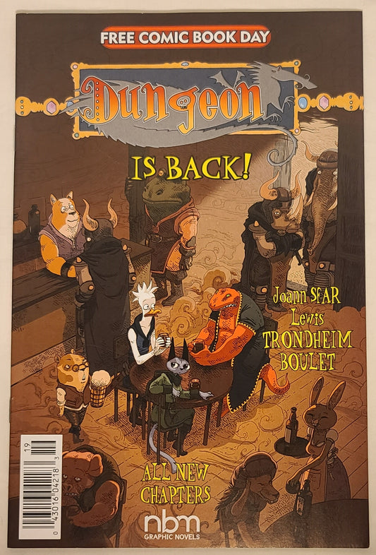 Dungeon, Is Back! NBM Comics, 2021  Free Comic Book Day Special Edition