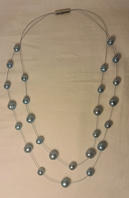 Honora Blue Cultured Pearl Necklace & Earrings Set