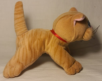 Vintage 1980s Tonka Pound Puppies Pur-r-ries – Blue-Eyed Orange Tabby Kitten Plush
