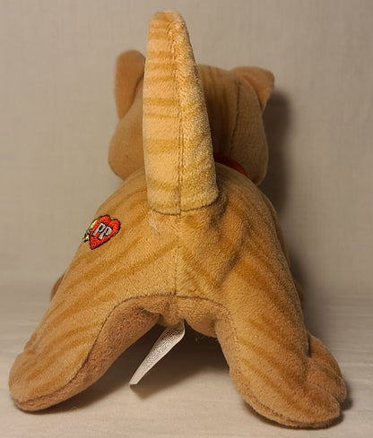 Vintage 1980s Tonka Pound Puppies Pur-r-ries – Blue-Eyed Orange Tabby Kitten Plush