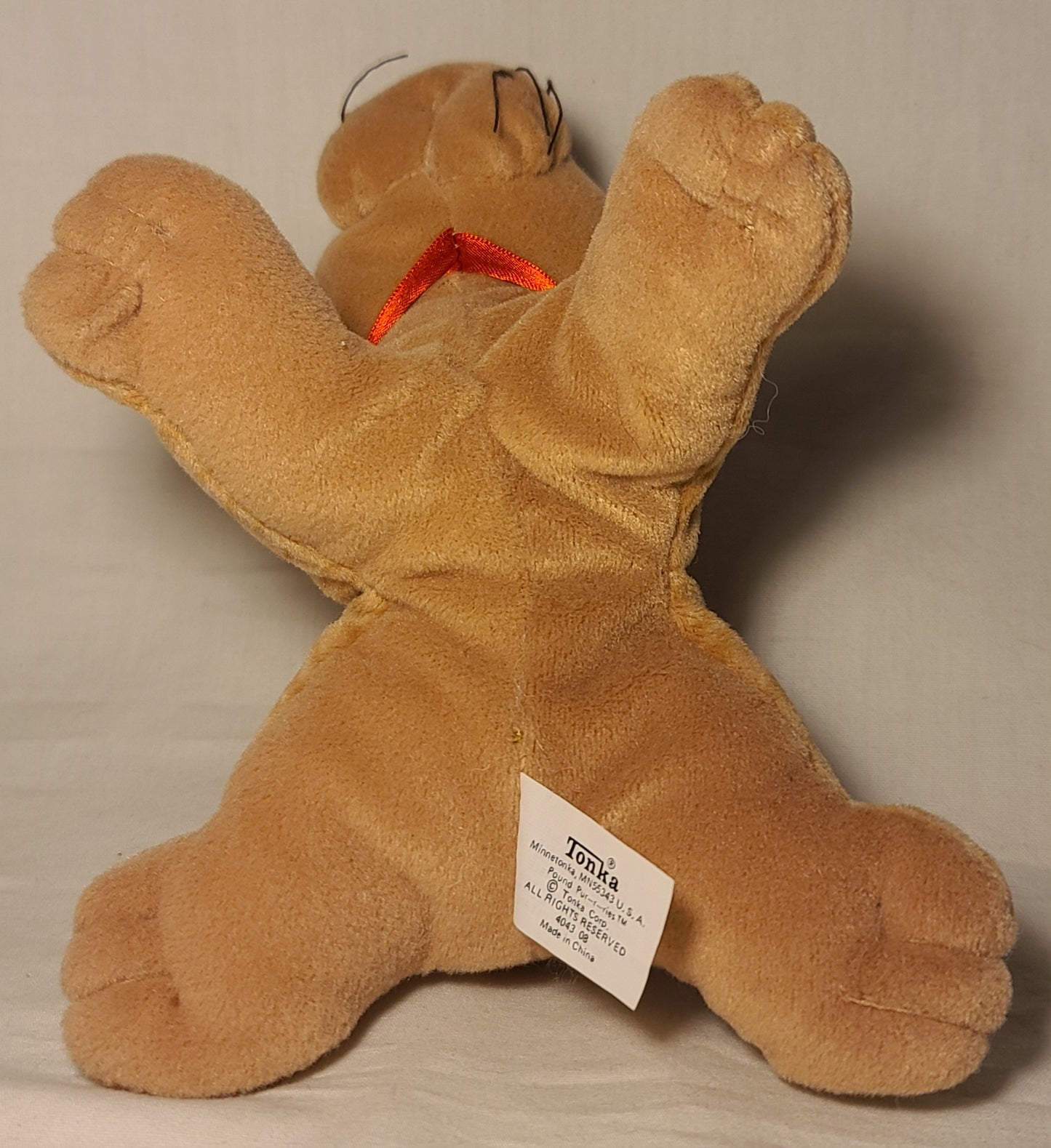 Vintage 1980s Tonka Pound Puppies Pur-r-ries – Blue-Eyed Orange Tabby Kitten Plush