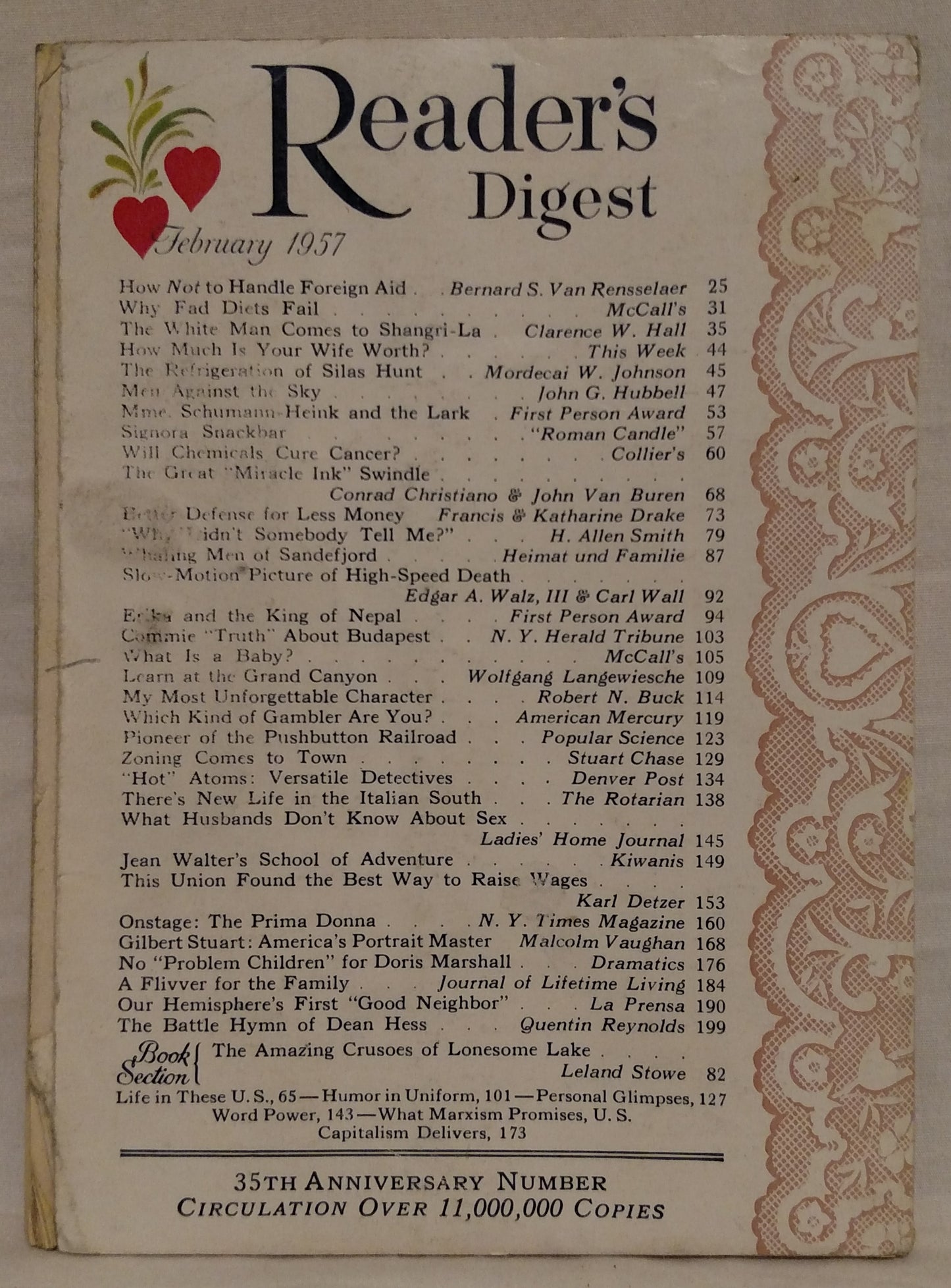 February 1957 Reader's Digest!!!