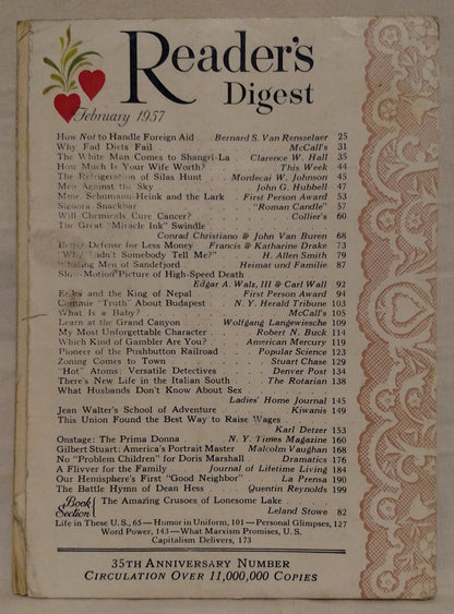 February 1957 Reader's Digest!!!