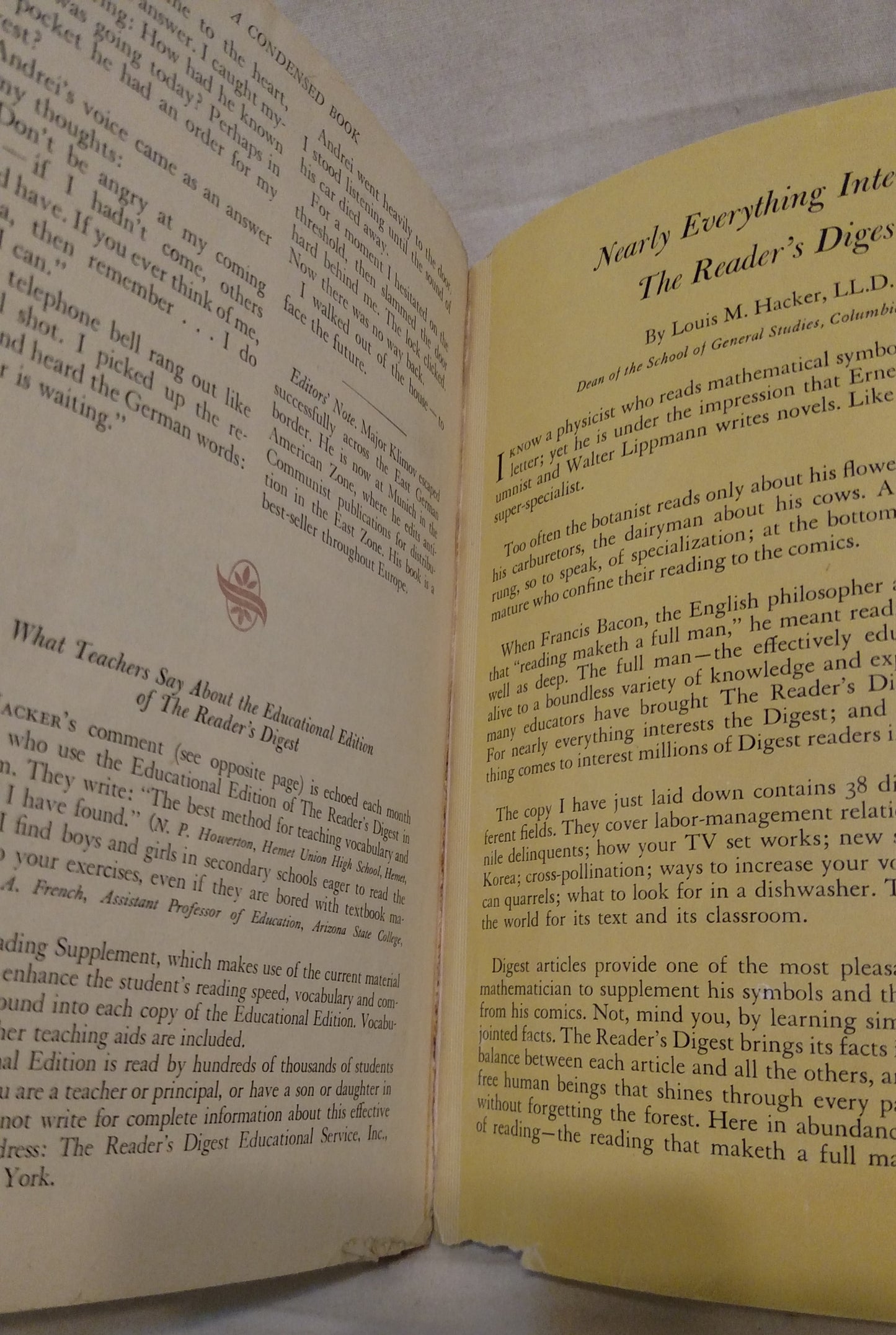 1953 Reader’s Digest – September Edition – Americana Cold War Era Collectible