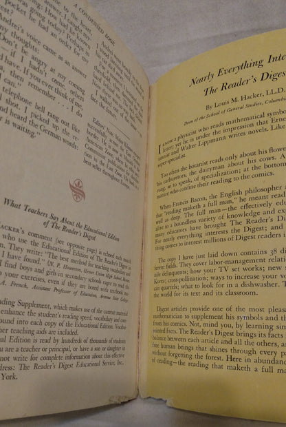 1953 Reader’s Digest – September Edition – Americana Cold War Era Collectible