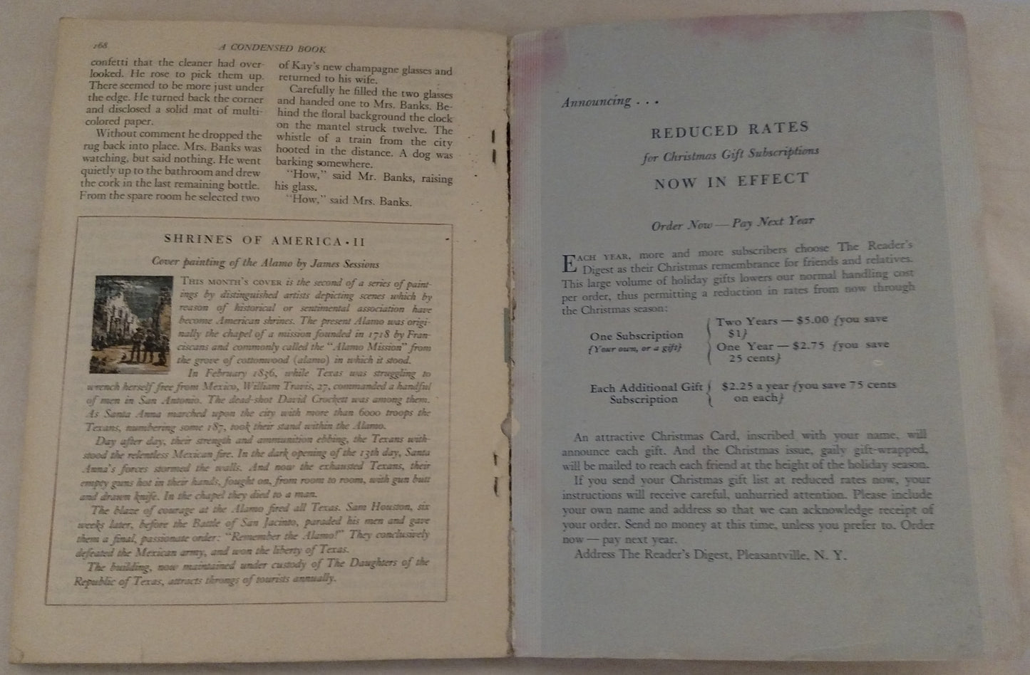 October 1949 Reader’s Digest – WWII-era Americana