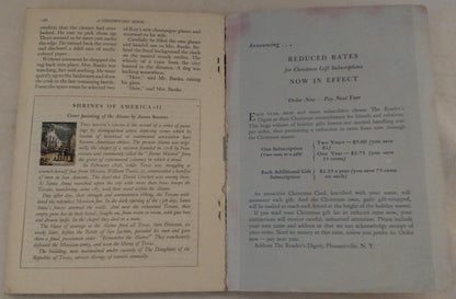 October 1949 Reader’s Digest – WWII-era Americana