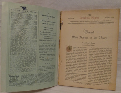 October 1951 Reader’s Digest – Classic Americana