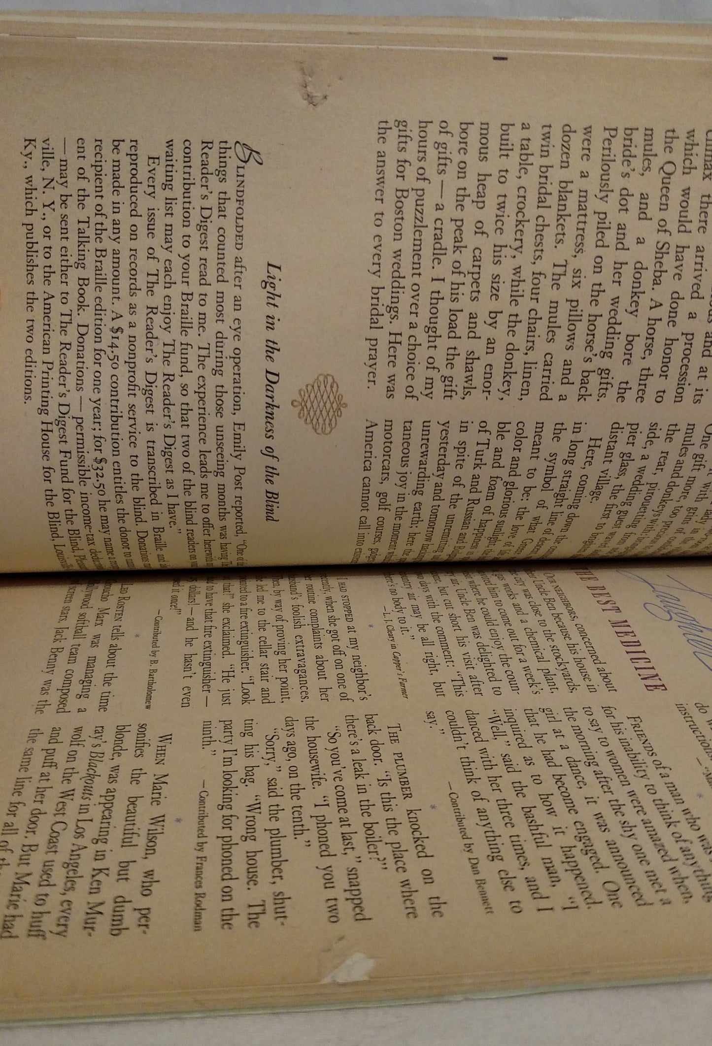 October 1951 Reader’s Digest – Classic Americana