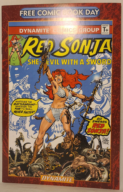 Red Sonja, She Devil with a Sword, 2022 Free Comic Book Day Edition, Dynamite Comics
