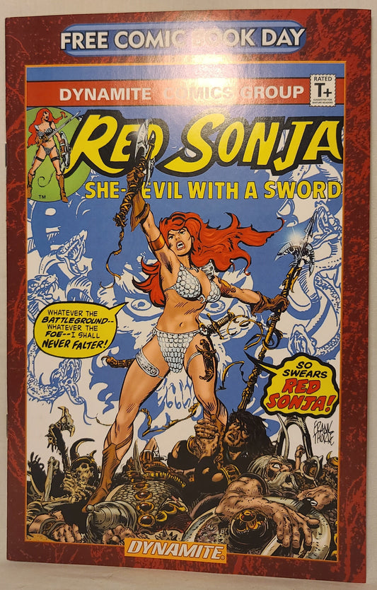 Red Sonja, She Devil with a Sword, 2022 Free Comic Book Day Edition, Dynamite Comics