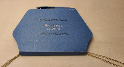Simply Vera Vera Wang Necklace & Ring Set – Gold Tone, Multi-Color Stones, New