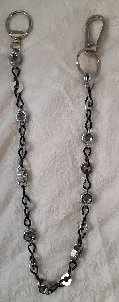 Unique Hex Nut & Washer Wallet Chain!!!