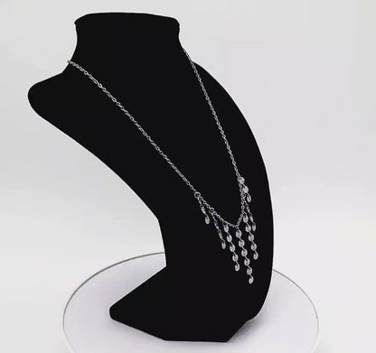 Cascade Starcoin Stainless Steel Necklace